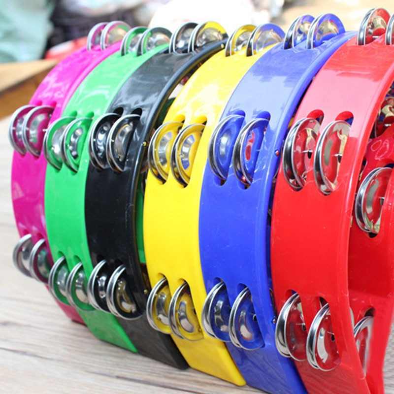 Tambourine Percussion Musical Instruments Hand Bell Double Rows Party Tambourine YS-BUY