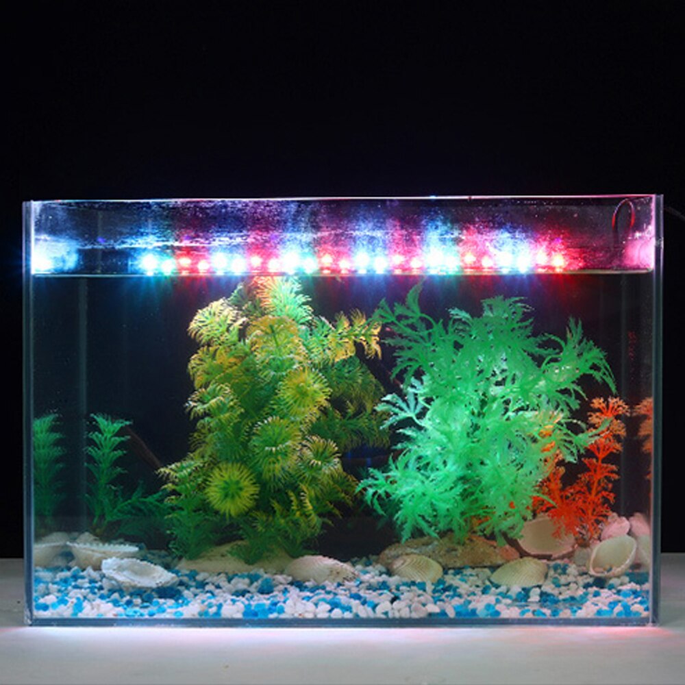 Luci per acquari impermeabili luci sommergibili luce per acquario luce subacquea blu/bianca LED lampada decorativa per abbellimento