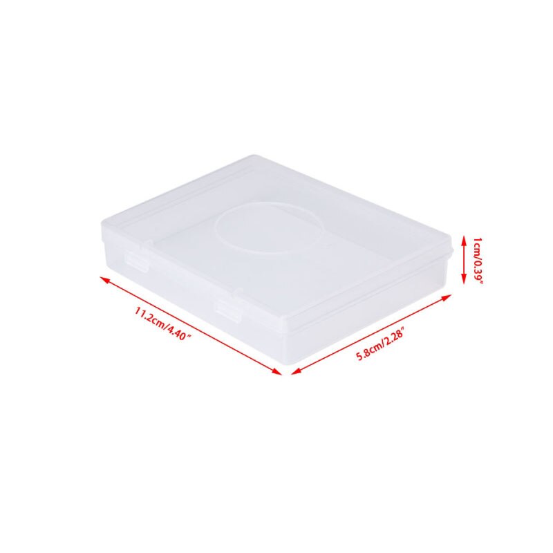 Transparent Plastic Box Storage Collections Product Packaging Box Dressing Case: 14