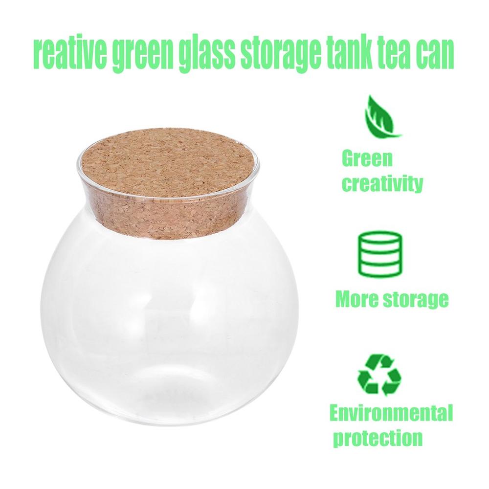 Matglass lagring forseglet krukke med deksel kjøkken lagring flasker hjem gjennomsiktig for løs te sukker kaffebønne konservering