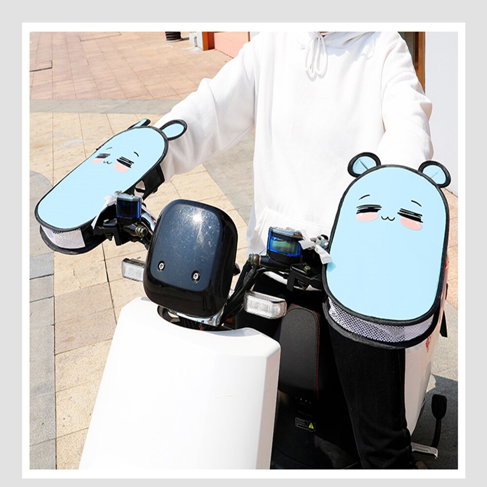 Couverture de guidon de moto, protection solaire, batterie étanche et résistante aux UV, gants de protection solaire pour véhicule électrique