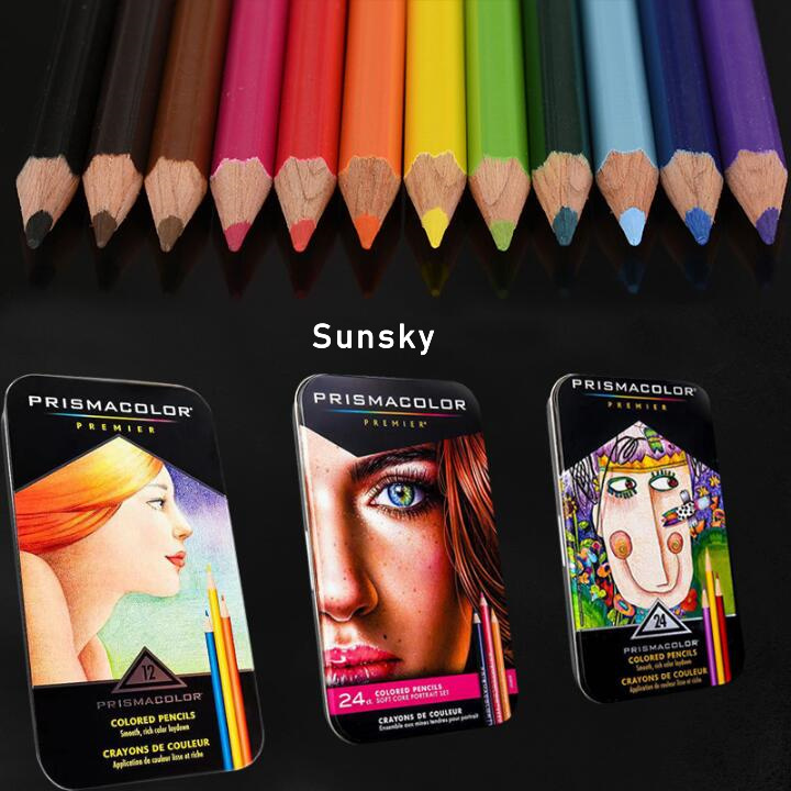 Tin Prismacolor Premier – crayons de couleur souples pour adultes, 72/132/150, pour livres de coloriage, dessin, croquis, étudiants artistes
