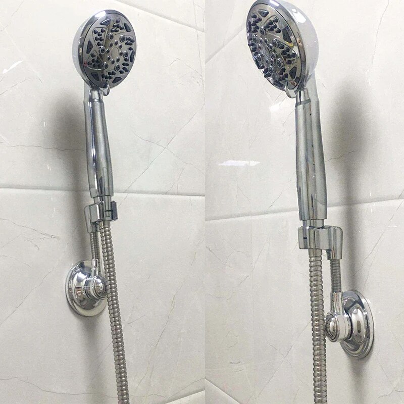 Krachtige Zuignap Douchekop Houder Base Badkamer Douchekop Bevestiging Muur Beugel Badkamer Accessoires