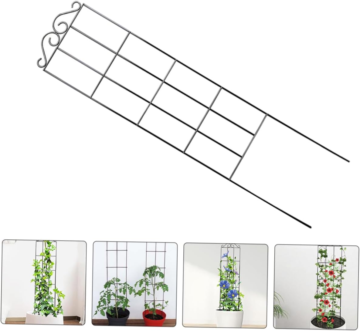 Metal Plant Climbing Frame Garden Indoor Trellis For Climbing Plants Iron Potted Plants Vine Growth Flower Rattan Climbing Rack
