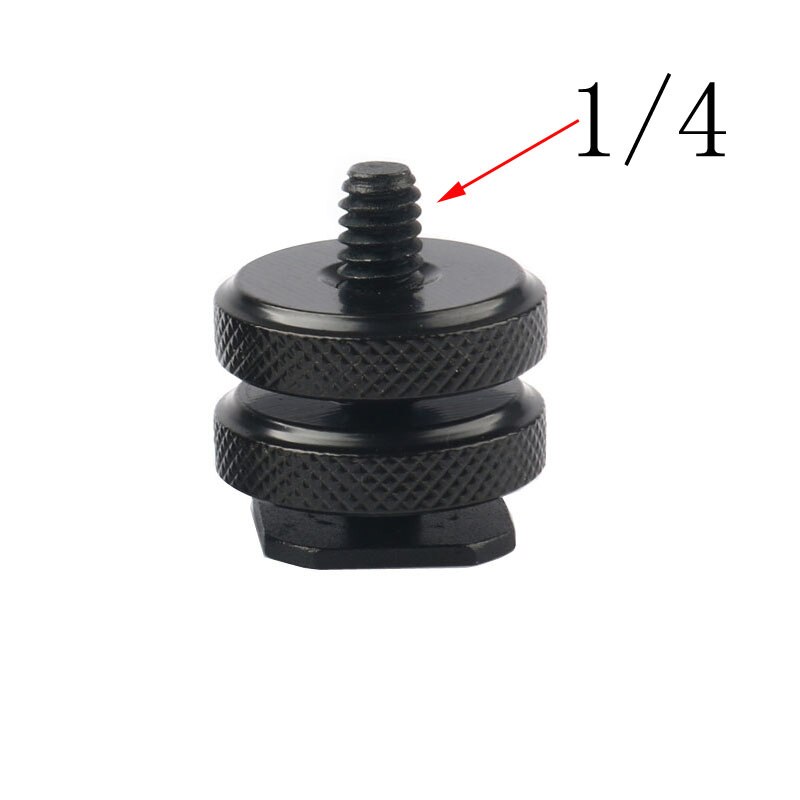 10pcs/lot 1/4" to 3/8" 5/8 Male to Female Double Layer Thread Screw Mount Adapter Tripod Plate Screw for Camera Flash Tripod Mic: C  14