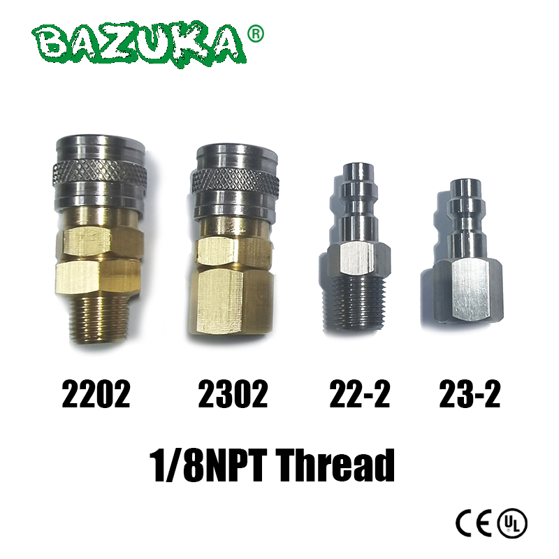 Foster Quick Disconnect Coupler Stainless Steel Male Plug 22-2 Or 23-2 Female Coupler 2202 Or 2302(1/8 Npt thread )