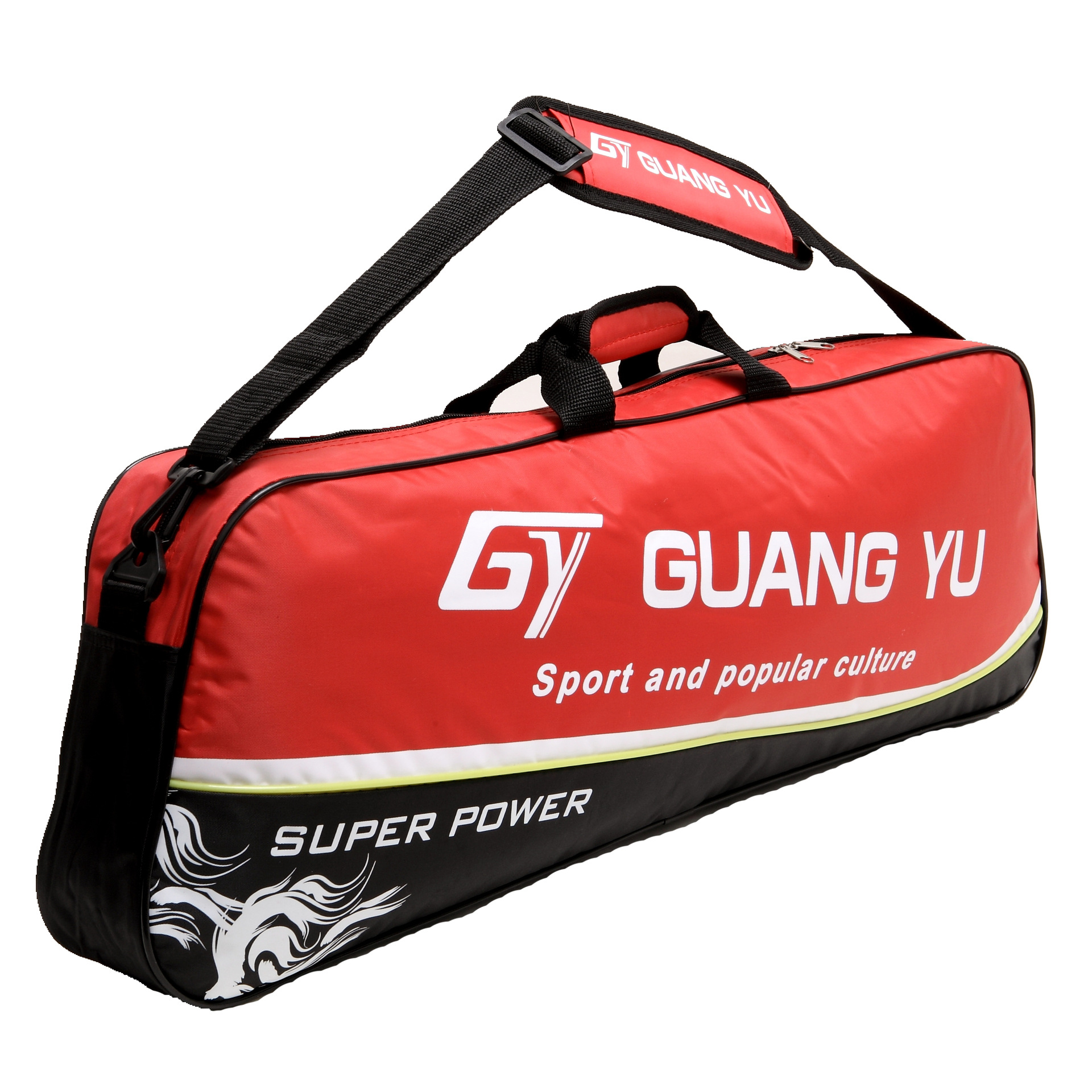 Draagbare Waterdichte Squash Racket Badminton Racket Nylon Sac Badminton Tas Outdoor Sport Speciale Hoofd Tennis Moet Zak-40: Red