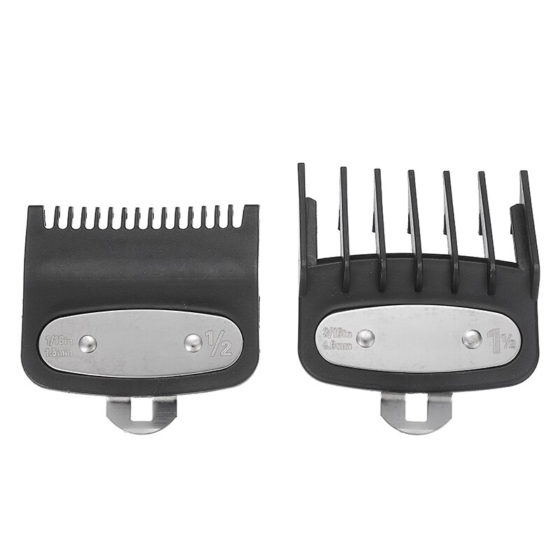 Guía para cortadora de pelo Wahl, peine de límite de corte, Juego de 2 uds., protectores estándar, piezas de fijación, cortapelos eléctricos, accesorios