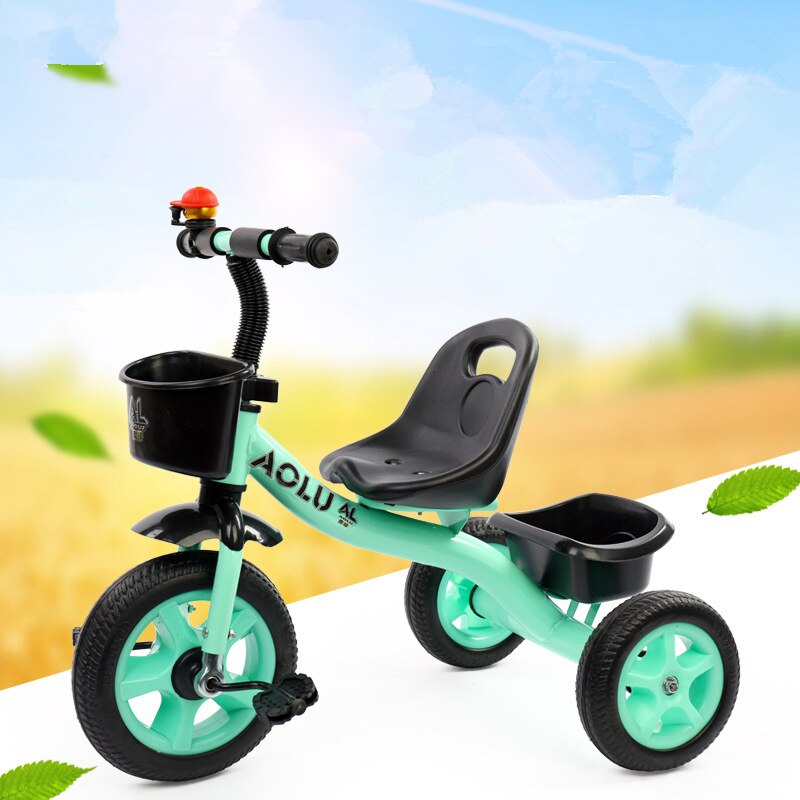 freundlicher Fahrrad Dreirad 2-6 Jahre alt Kohlenstoff Stahl Rahmen Jungen und Mädchen Art Pedal Dreirad Baby Gehhilfe Reiten spielzeug