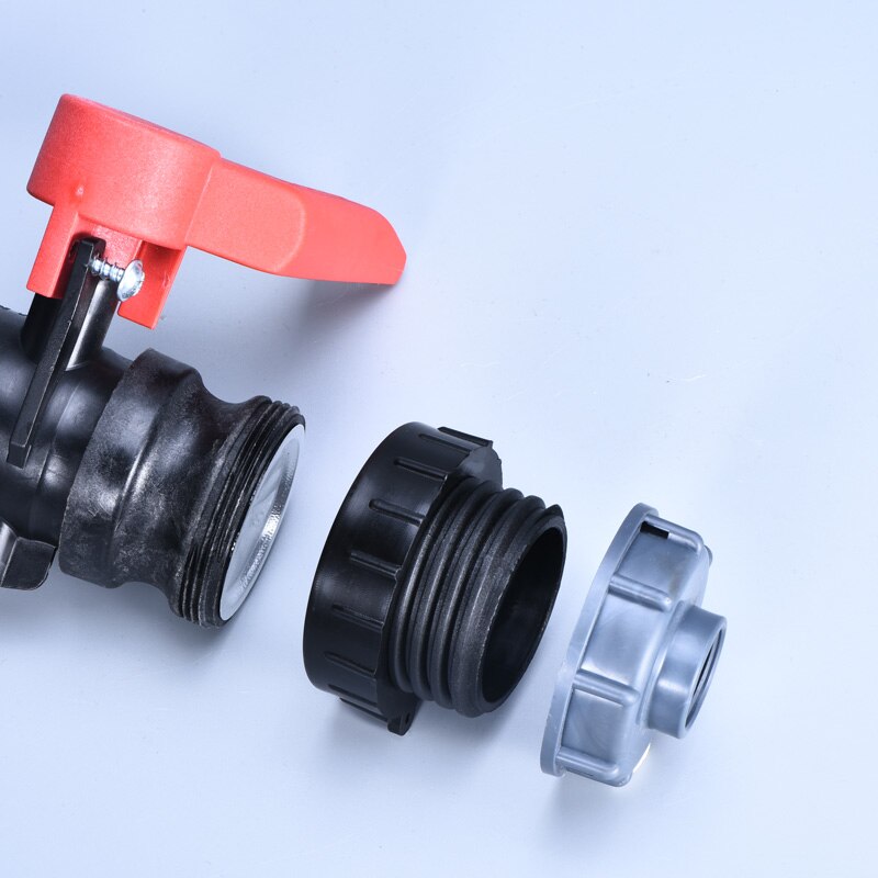 IBC Panzer Adapter für Schutz Ventil 62mm Feine gewinde zu 60mm Grob gewinde armaturen Garten wasser Panzer Stecker 1Stck