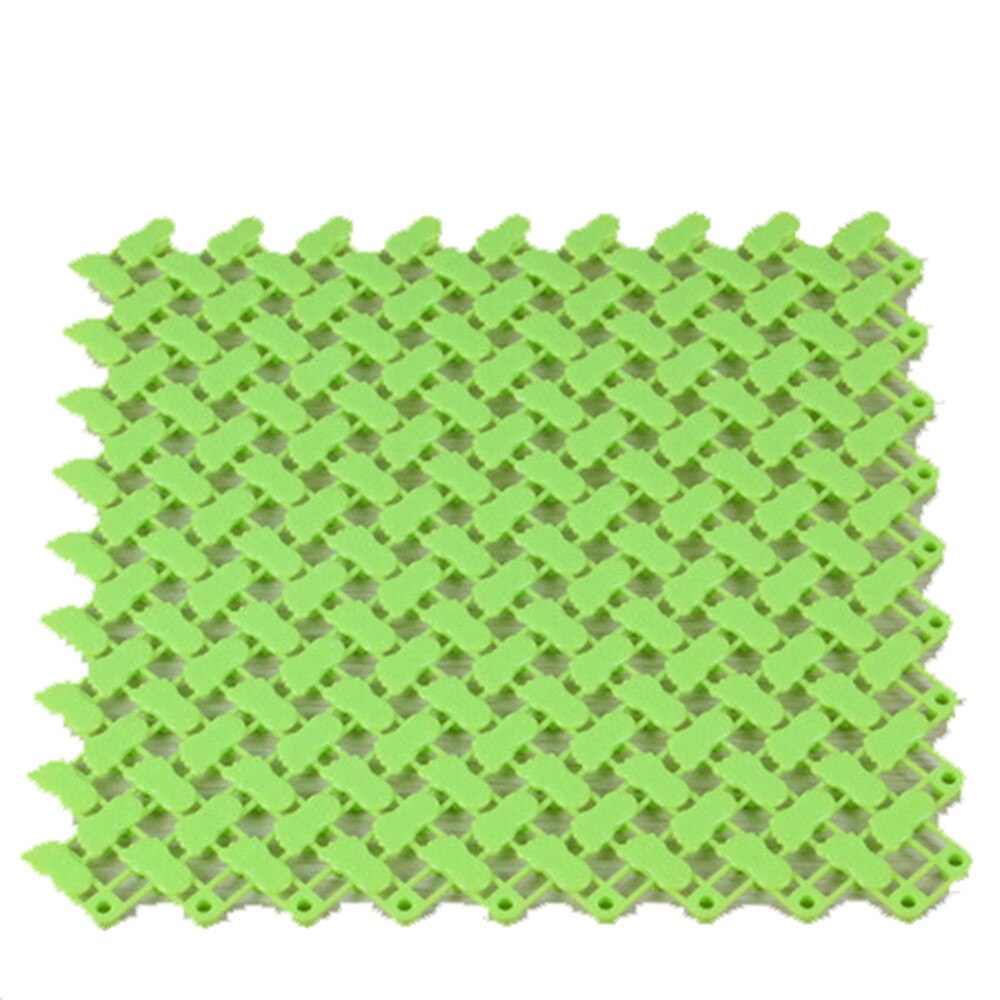 1pc diy tæppe slikfarver plast bademåtter let badeværelse massage tæppe brusebad skridsikker måtter l *5