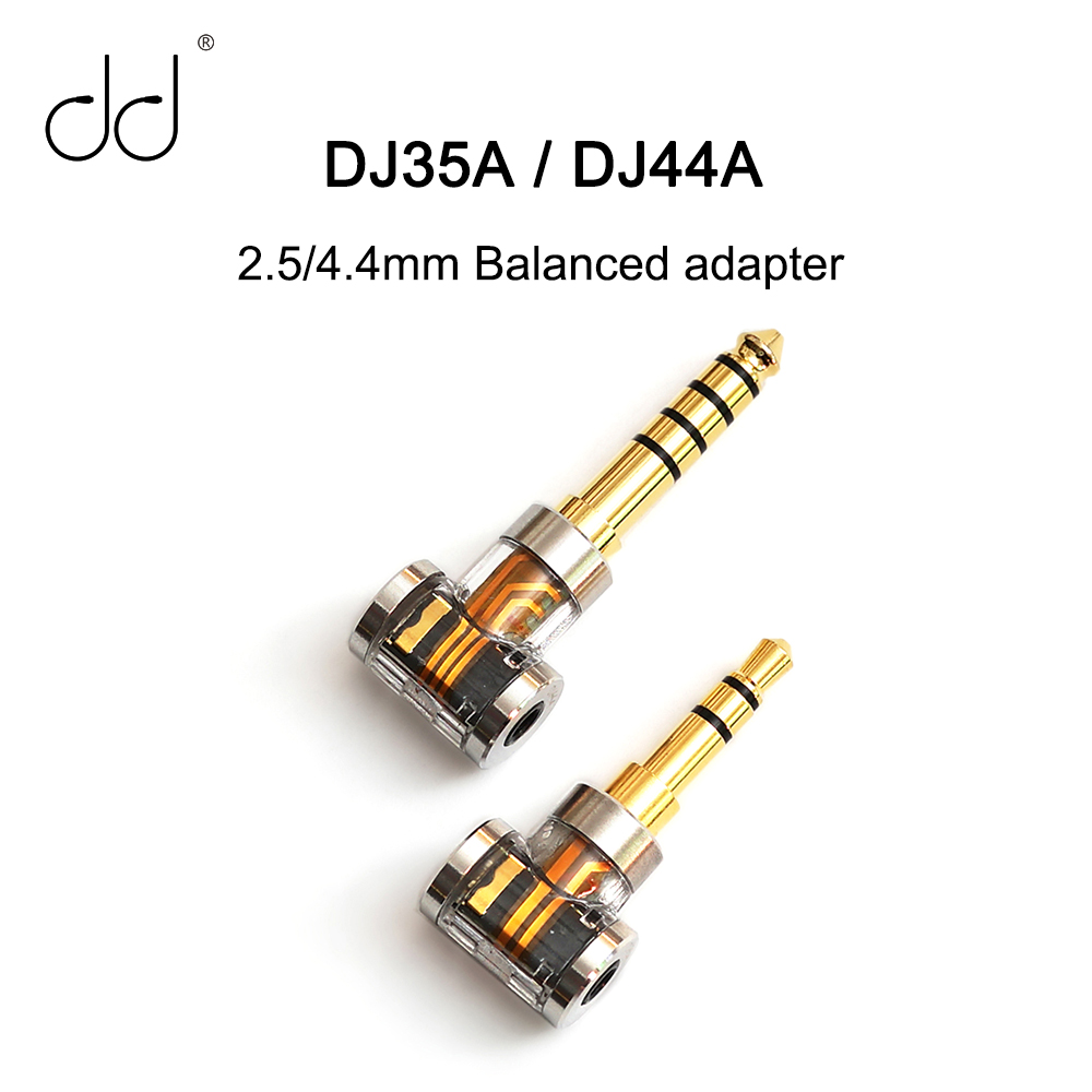 Adaptateur DD DJ35A DJ44A équilibré 2.5/4.4mm, s&#39;applique à un câble d&#39;écouteurs d&#39;équilibre 2.5mm (2.5 à 3.5/2.5 à 4.4)