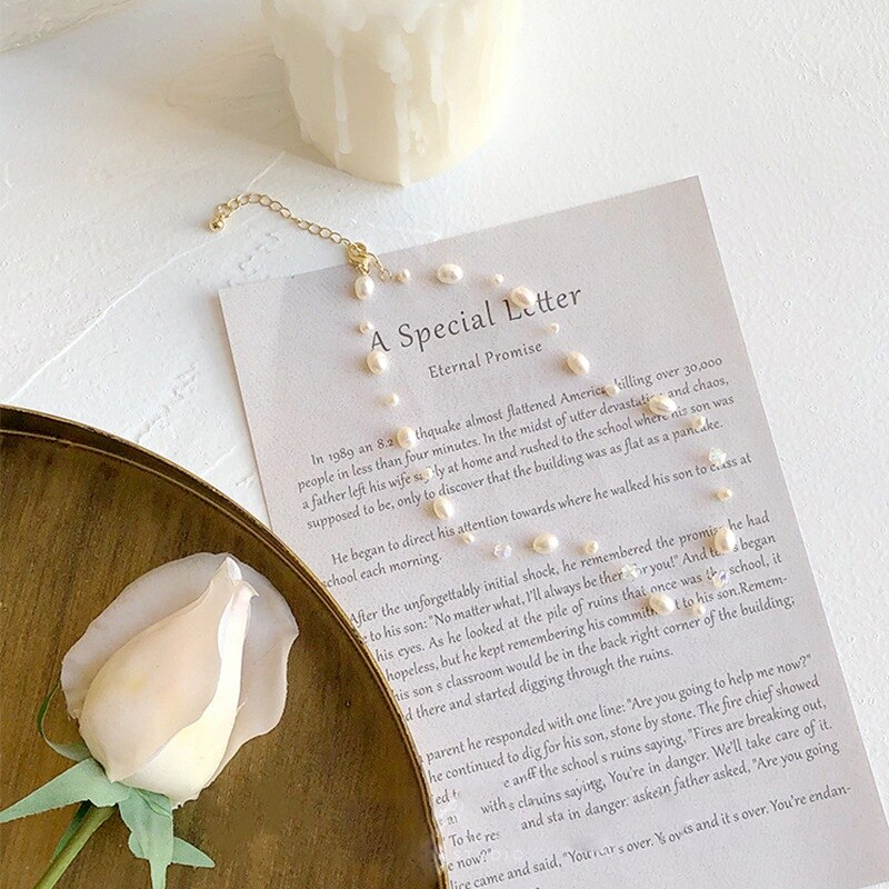 Mengjiqiao Japan Baroco Stijl Vintage Zoetwater Parel Choker Ketting Voor Vrouwen Meisjes Elegante Kristal Collares Sieraden Kolye