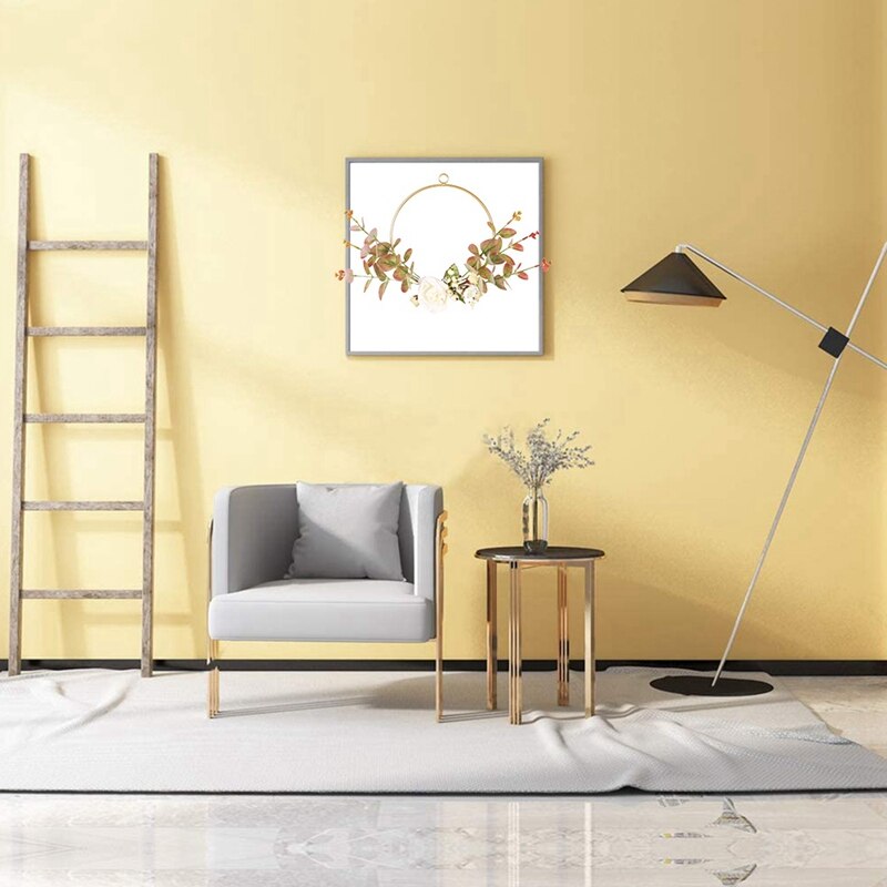 Bloemenkrans, metalen hangende kunstmatige eucalyptuskrans voor deurdecoraties, bruiloften, feesten en huisdecoraties