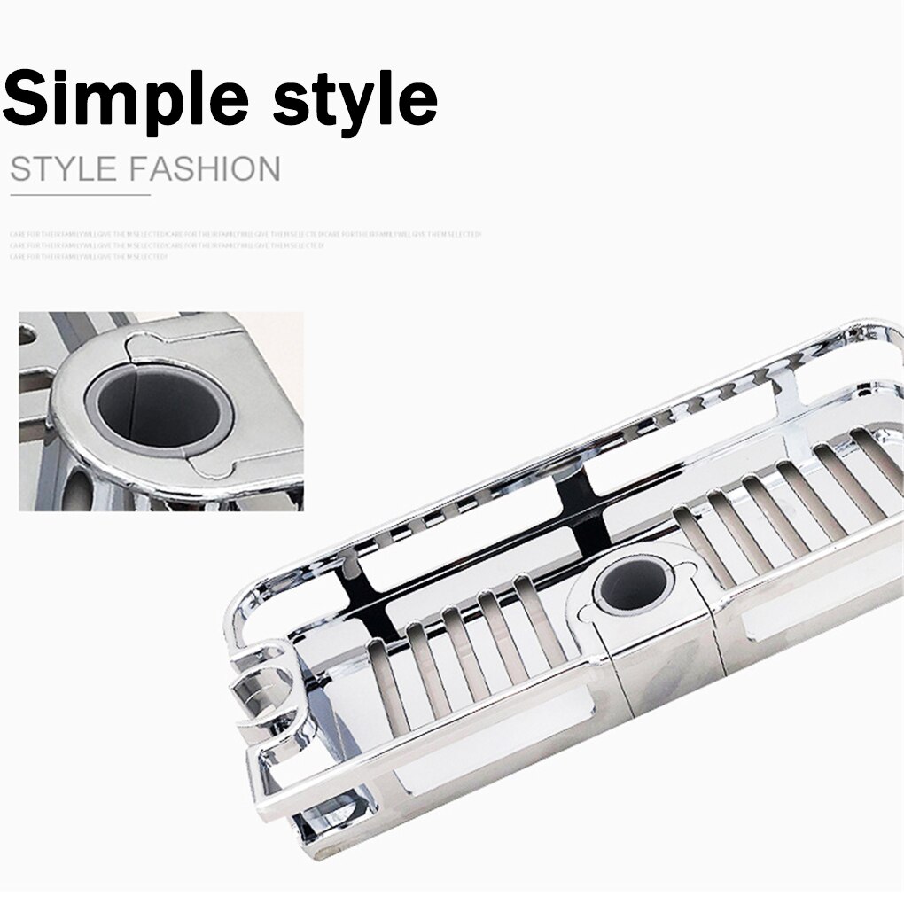 RecabLeght Detachable Bathroom Shower Shelf Rectangle Storage Holder ABS Plastic Bathroom Accessories Organizer Tray For Shampoo