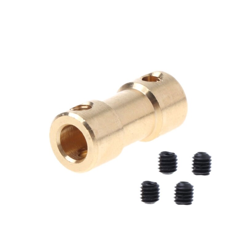 2-5mm Motor Copper Shaft Coupling Coupler Connector Sleeve Adapter US