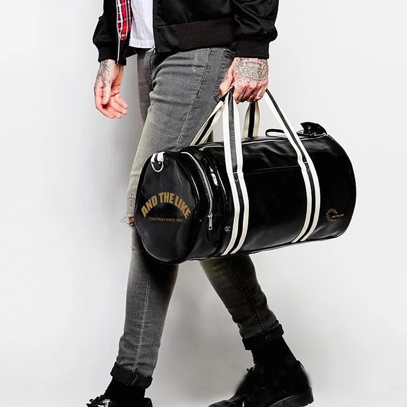 Weysfor Vogue Reizen Bagage Tas Met Onafhankelijke Schoenen Opslag Vrouwen Fitness Tas Pu Leer Afdrukken Basketbal Training Bag