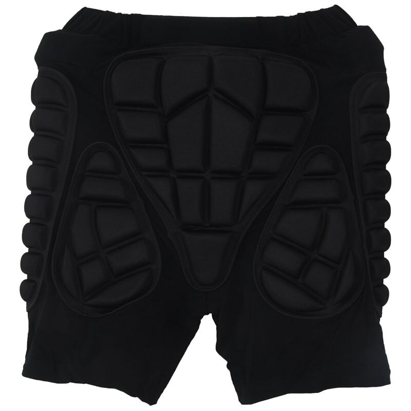 Super sell-pantalones cortos protectores de cadera para exteriores Skate Snowboard Pants, negro L