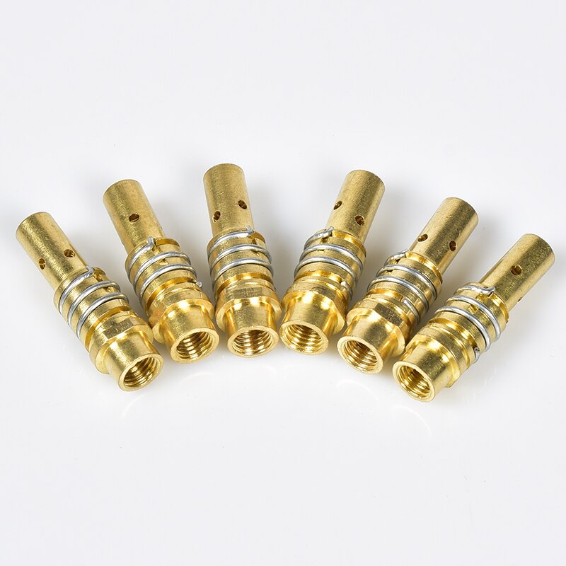 Soporte de punta de contacto 15AK soporte de boquilla de Gas de 5 uds con muelle de boquilla para antorcha de soldadura MIG MAG