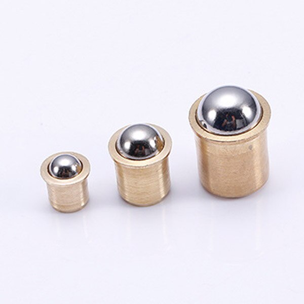 5mm Ball Dia Brass Electroplating Door Cabinet Ball Catch Latch Closures 20pcs