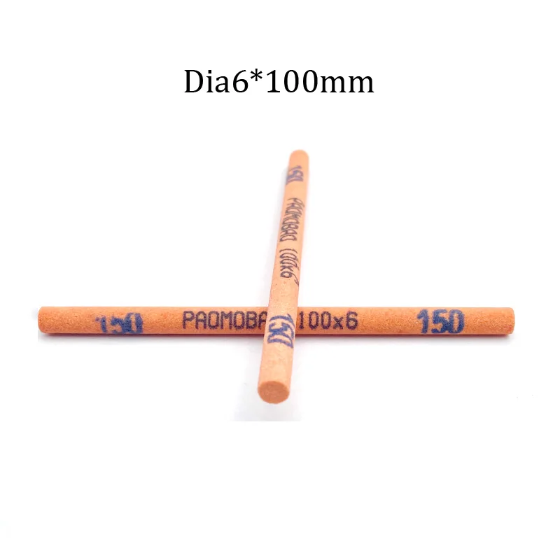 5pcs Round Polishing Oil Stone Fine Grinding Oilstone Strip Sharpening Knife Stone for Knives Kit Metal Alloy Steel Φ3~12mm: Silver / 1500