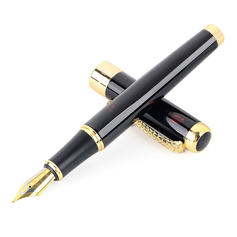 Pluma estilográfica Jinhao 1200 de de dragón oriental de lujo, bolígrafos de tinta para de negocios y oficina, útiles de papelería para escritura y escuela: Flower