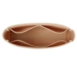 Für 19 Klappe tasche Handtasche Filz Tuch Legen Tasche Organizer machen-hoch Handtasche Organizer Reise Innere Geldbörse Tragbare Kosmetik Taschen: khaki einfach  36