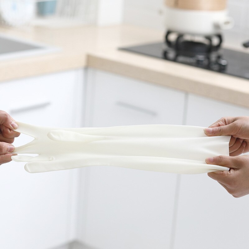 Guantes para lavar el hogar Súper duradero resistente al desgaste y resistente al agua para la cocina, limpieza del hogar, lavado de platos, nitrilo de látex
