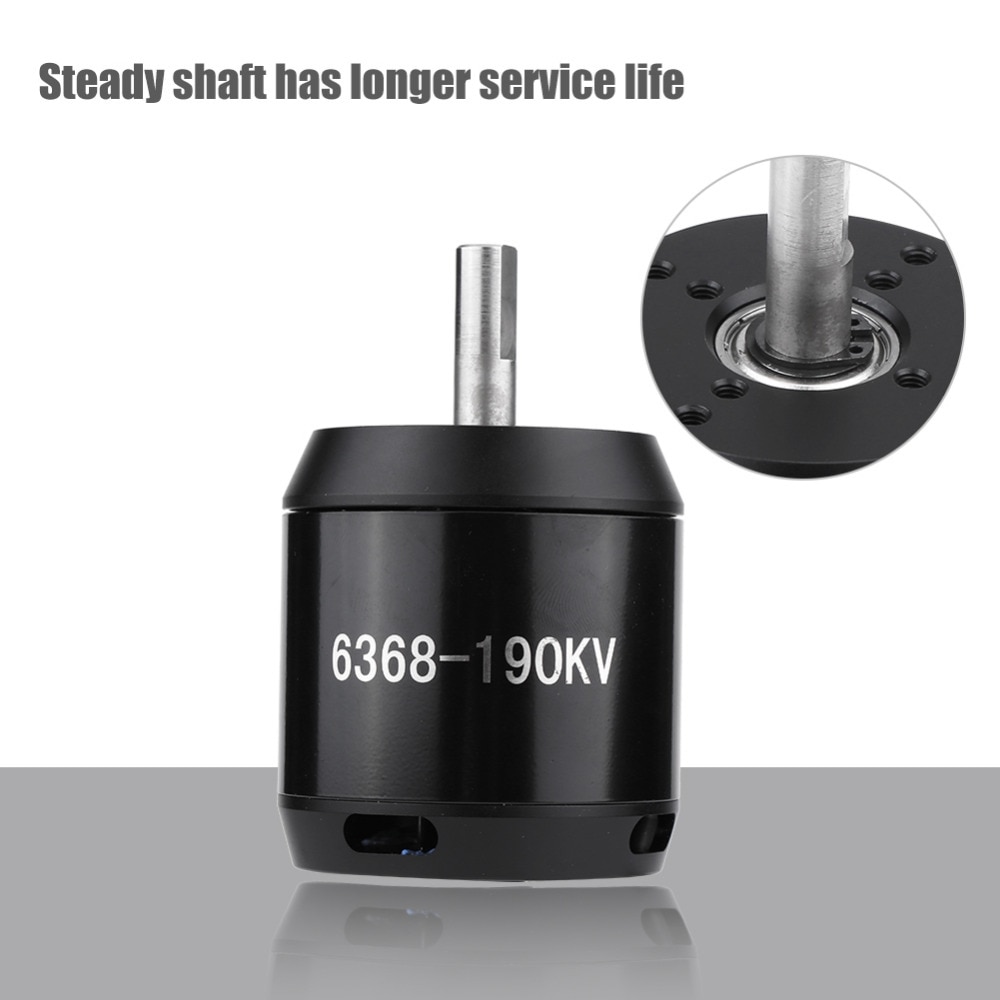 22-48V D6368 Brushless Motor Sensored RC Motor 6368-190KV 6-12S For Electric Balancing Scooter Brushless Motor