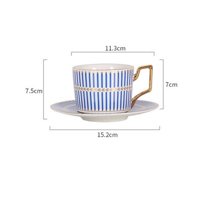 Marokko Stil Kaffee Tische Tasse mit Untertasse Porzellan Tasse einstellen für Heimat Küche Büro Tisch Getränk für Hochzeit: 13