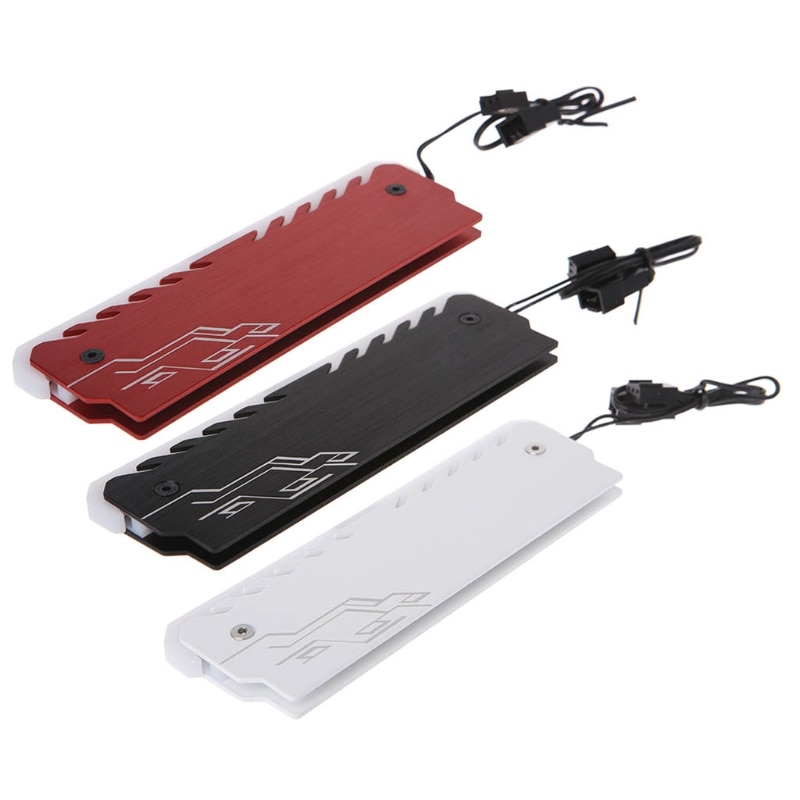 Aluminum RAM Heatsink Cooler RGB 265 Light Radiator Desktop Memory Cooling Vest