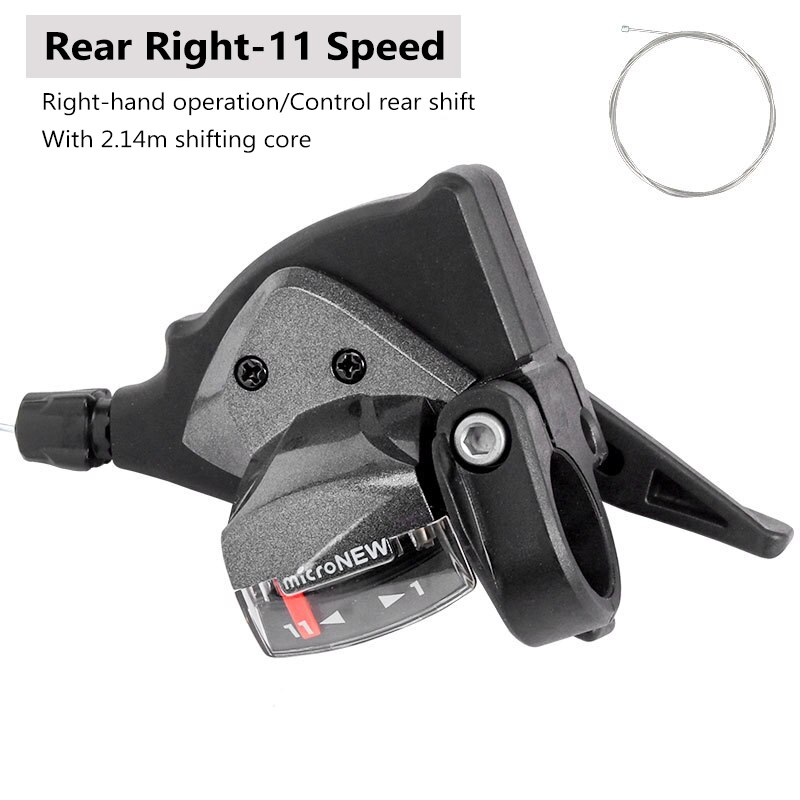 Bicycle Derailleur Front Rear Shift Lever 7/8/9/10/11Speed MTB Mountain Bike Shifter Bicycle Shifting Bicycle Parts microNEW: Rear-Right 11 Speed