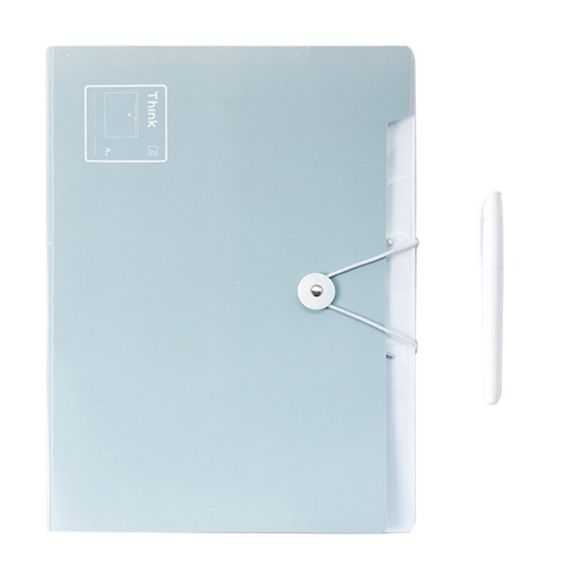 Accordion File Folder 8 Pocket Expanding Document Folder A4 Size for Home School 85DD