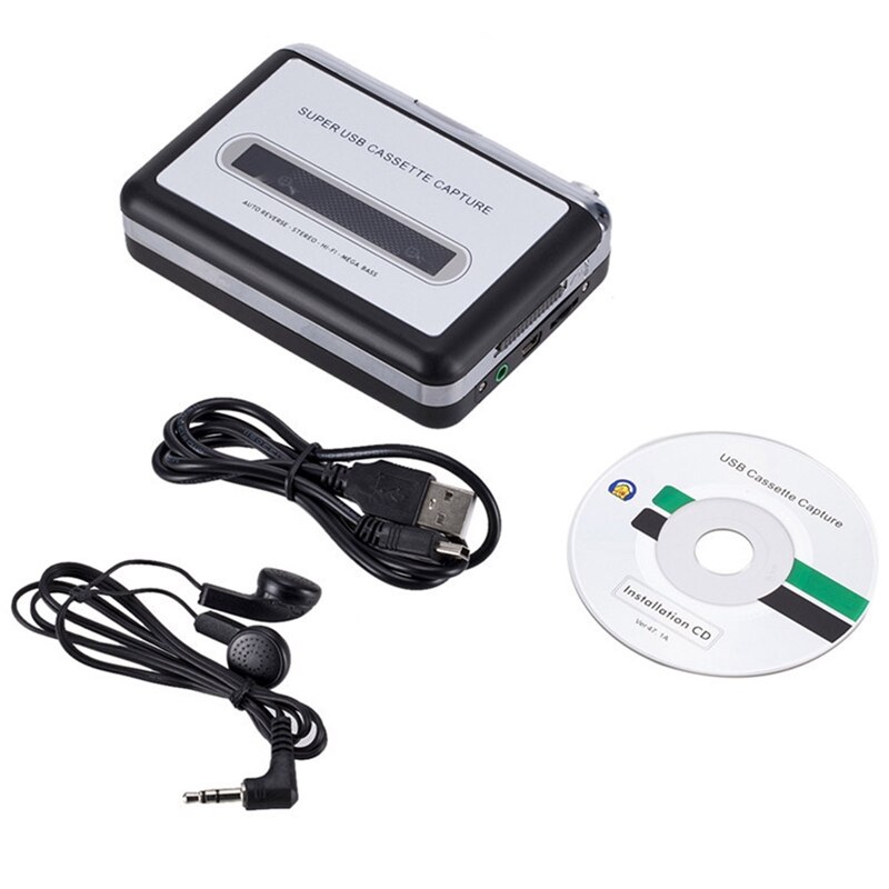 Usb Cassette Capture Radio Speler Draagbare Cassette Naar MP3 Converter Capture Audio Music Player Tape Cassette Recorder