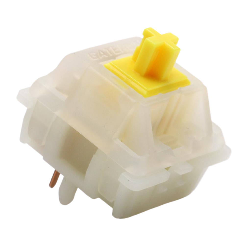 Gateron Milky Yellow Pro Switches Linear Pre-lubed 5 Pin Switch For Mx Mechanical Gaming Keyboard: light pink