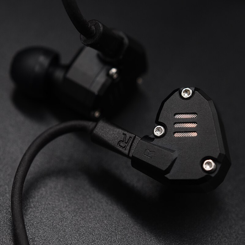 Kz zs6 2dd + 2ba alta fidelidade baixo fone de ouvido esporte in-ear fone de ouvido dinâmico motorista cancelamento de ruído fone de ouvido cabo de substituição as10 as10