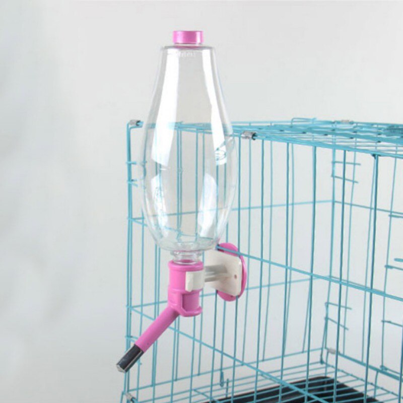 500/1000 ML para mascotas alimentador automático de agua potable comederos para cachorro de perro gato mascota jaula colgante de: P / 500ML