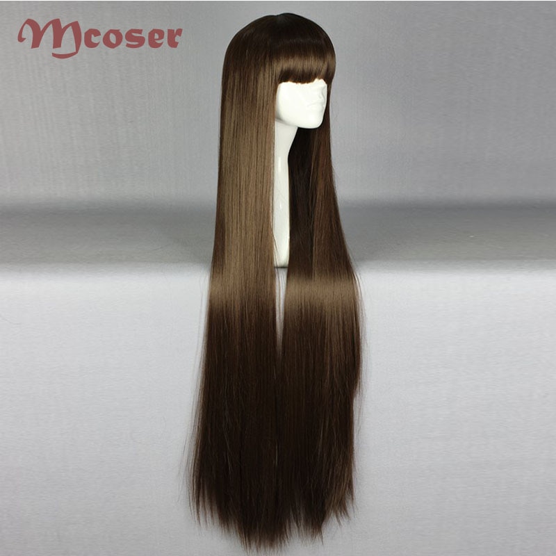 thumbnail image 2 of 100cm Long Straight Cosplay Wig Anime Compatible Universal Omnipotent 2 of 10