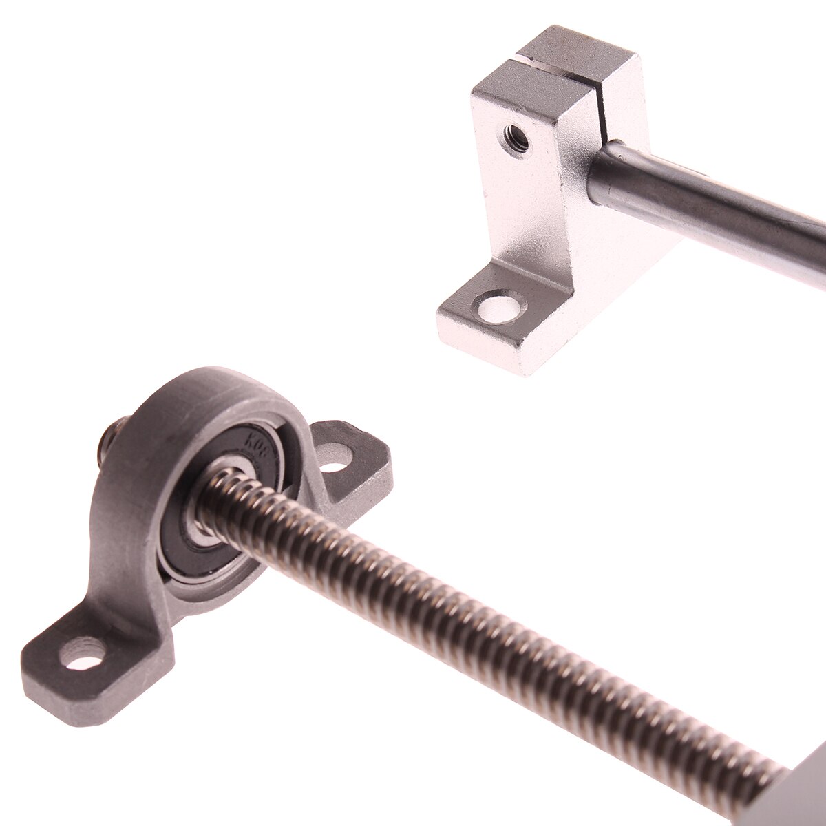 T8 Lead Screw Lead 8mm 100mm ~1200mm +Optical axis +KP08 bearing bracket +housing mounting bracket 13Pcs Set 3D printer parts