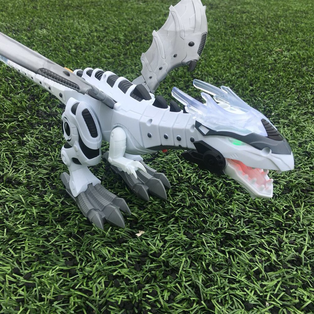 Dinosaurios De plástico para niños, figuras eléctricas De Dinosaurios De Juguete, modelo De dinosaurio, juguetes De pulverización De agua con respiración De fuego, L0718