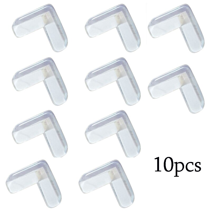 1/2/4/10pcs Baby Silicone Safety Protector Table Corner Protection From Children Anti-collision Angle Edge Corner Guards Cover: 10pcs