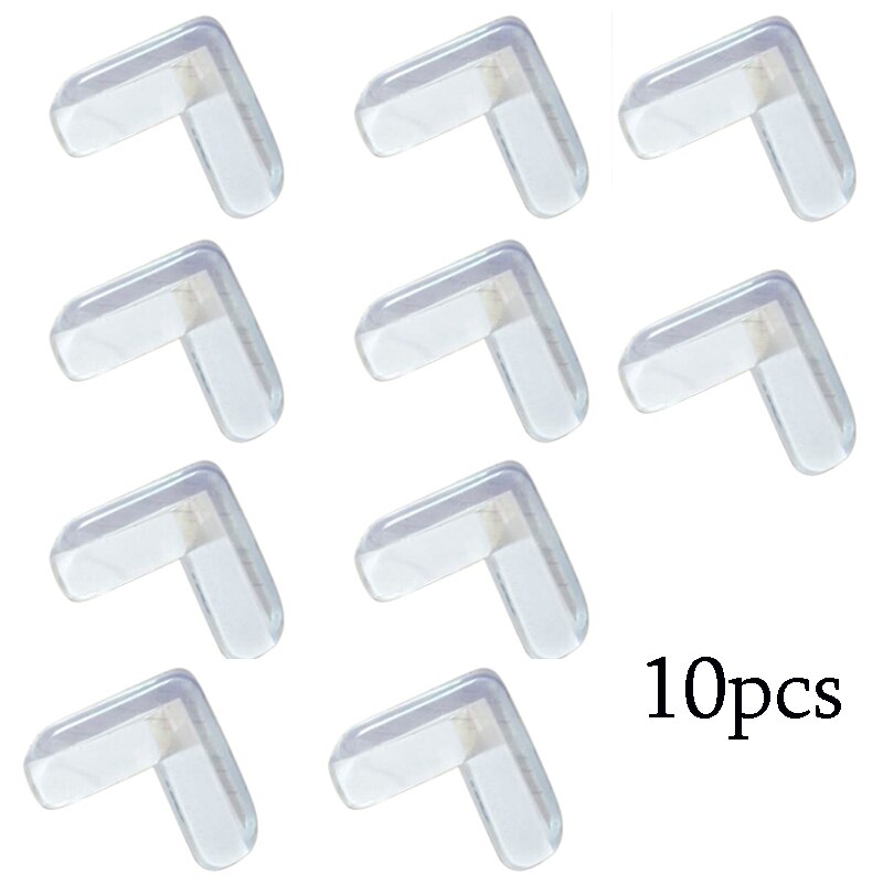 1/2/4/10pcs Bébé Silicone Protecteur De Sécurité Table Coin Protection Des Enfants Anti-collision D&#39;angle de Coin Gardes Couverture: 10pcs