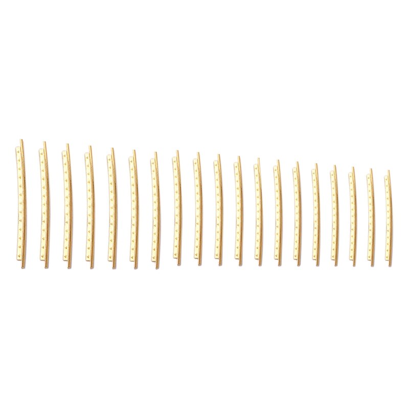 19 sztuk gitara progi drut 2.2mm mosiądz gitara progi drut podstrunnica dla klasyczna gitara akustyczna denerwować przewody akcesoria: Default Title