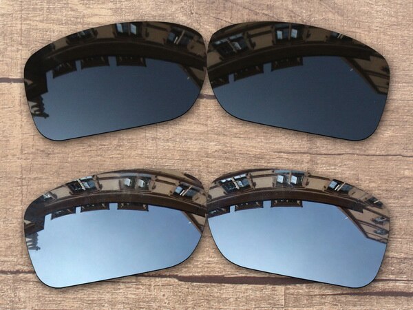 Vonxyz-Lentes de repuesto polarizadas para montura de turbina, lentes con más de 20 opciones de Color, para-roble: Black and Chrome