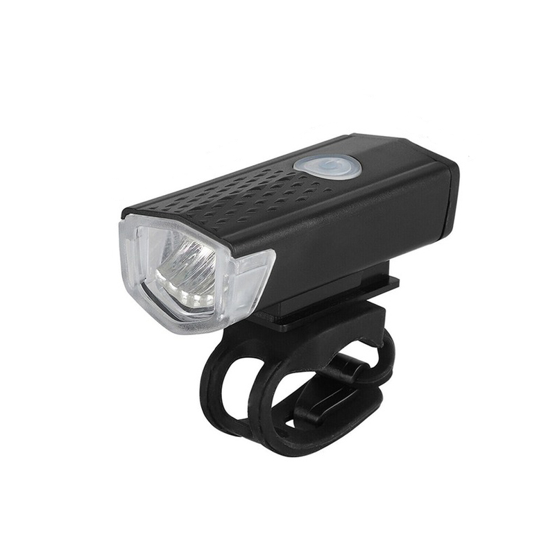 Luces LED de bicicleta recargables por USB, faro trasero para ciclismo de montaña o carretera, a prueba de agua, accesorios para bicicleta: Headlight