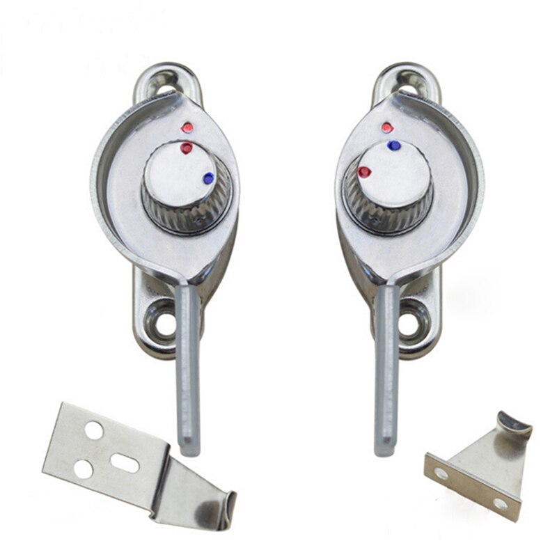 Stainless Steel Crescent Lock Half Moon Lock Safety Security Sash Window Lock Sliding Household Tool Accessory