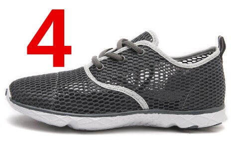Mesh åndbare sneakers: Brun / 41