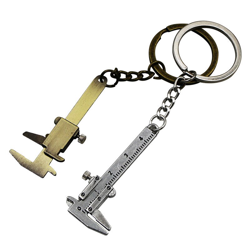 Porte-clés outils de mesure | Mini pied à coulisse 0-4cm Portable 0-4cm outil de mesure et de mesure pour anneau de clé, outil de mesure de couture 1 pièce