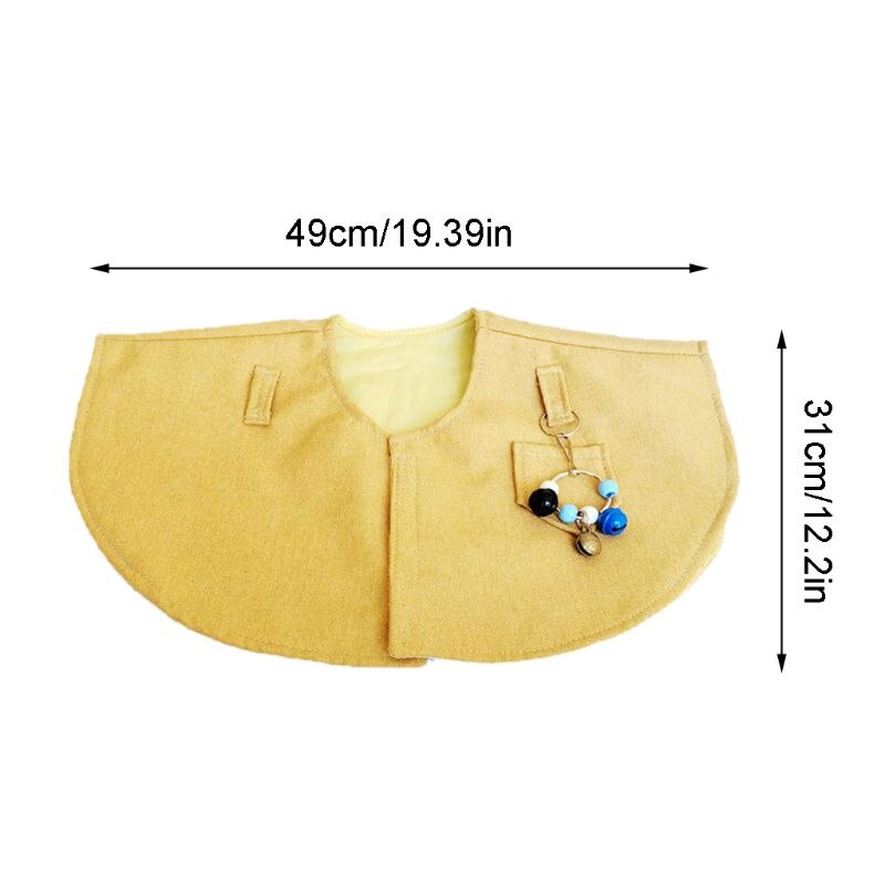 Protector de hombro antiarañazos para loros, tobillera para colgar pájaros, juguetes multifuncionales,
