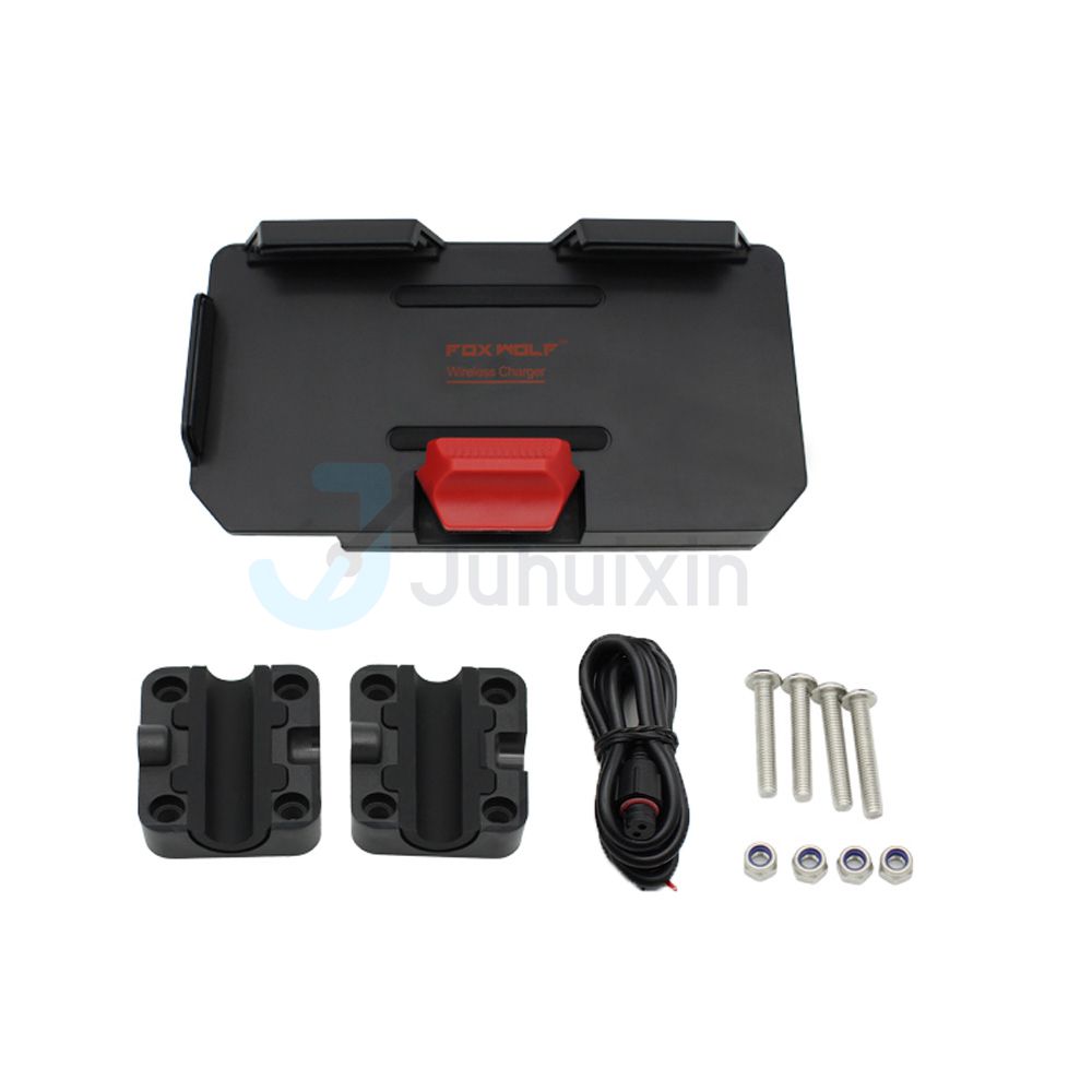 Motorfiets Gps Telefoon Houder 12Mm 22Mm Usb Draadloze Oplader Navigatie Beugel Mount Voor Tiger1200 Tiger 1200 Gt 1200gt Pro 2023-: green